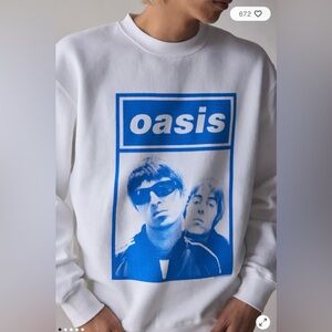 NWT UO Oasis Logo Graphic Crew
Neck Sweatshirt